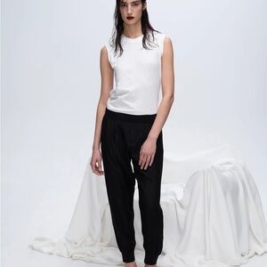 ATM Anthony Thomas Melillo white classic jersey sleeveless boy tee size S